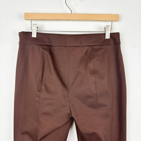 NWT Talbots Brown Classic Side Zip Pant Sz 8p - Picture 4 of 8